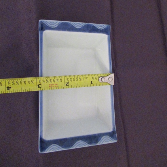 Vintage Japanese rectangular bowl - Picture 8 of 9